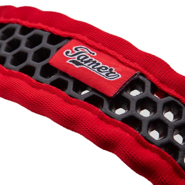 SOFTY Halsband | Länge: 45-51cm | Breite: 3,8cm | Farbe: rot/schwarz